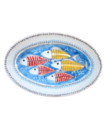 Vintage VAL DEMONE Italy Decorative Ceramic FISH Wall Decor NOT FOR FOOD... - £31.86 GBP