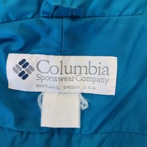 Vtg 80's Columbia Gizzmo Women's Black/Purple Nylon Full Zip Parka Jacket Large image 5