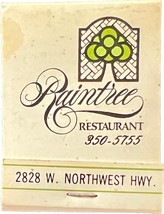 Raintree Restaurant, Dallas, Texas, Match Book Matches Matchbook - $11.99