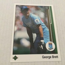 1989 Upper Deck Kansas City Royals Hall of Famer George Brett Trading Ca... - $3.99