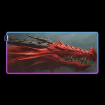 Red Dragon Transparent Type  LED Gaming Mouse Pad - £17.96 GBP