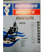1975 Evinrude 9.9 HP Service Shop Repair Manual OEM 5090 10524 10525 105... - $553.50 MXN