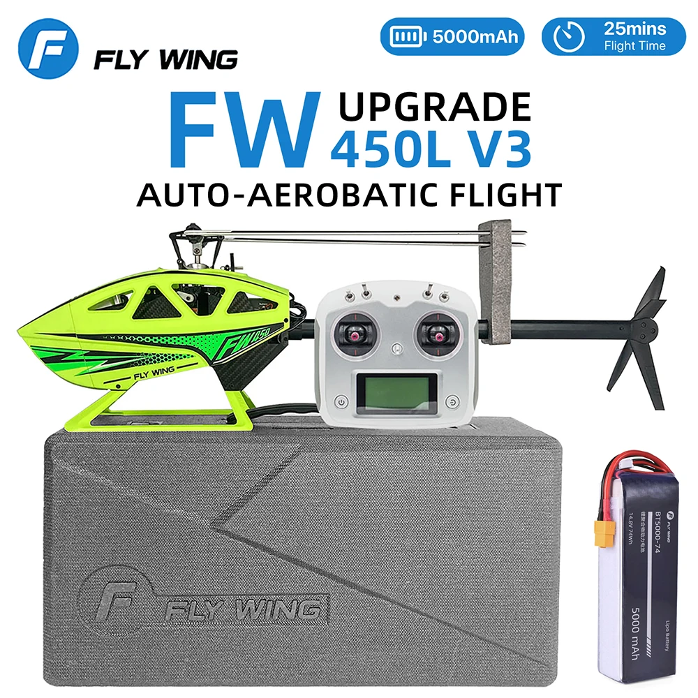 Fly Wing FW450L V3 RC Helicopters Remote Control Helicopter PNP RTF 3D Automatic - £744.21 GBP+