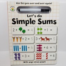 Let&#39;s Do Simple Sums with Writing Pen Educational Math Book w/ Wipe Clea... - £7.87 GBP
