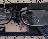 FOSTER GRANT +2.75 ~ TEAL/BLACK FRAME READING GLASSES ~ POSH ~ TG0617 ~ Q13 - $30.00