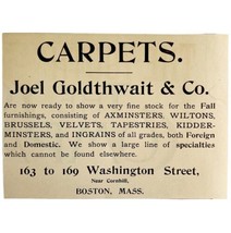 Goldthwait And Co Carpets 1894 Advertisement Victorian Boston Retail ADB... - $14.99