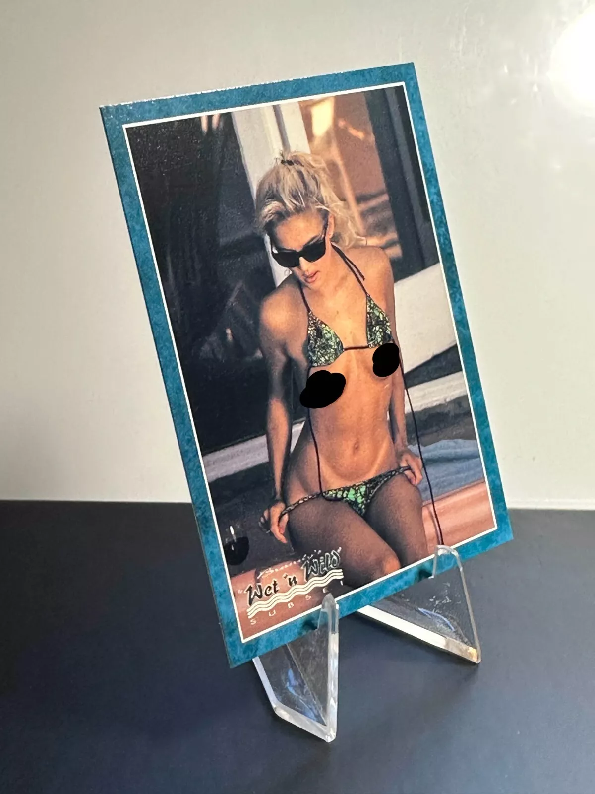 Hot Shots Brandy Wet &amp; Wild Subset Insert Card #5 5/9 sexy adult vintage... - $6.00