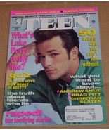 TEEN Magazine November 1992 - Luke Perry, 50 Beauty Tips, Shue, Pitt, Sl... - $471.03 MXN