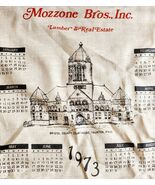 1973 Mozzone Bros Calendar Burlap Lumber Real Estate Bristol Court House... - €34,36 EUR