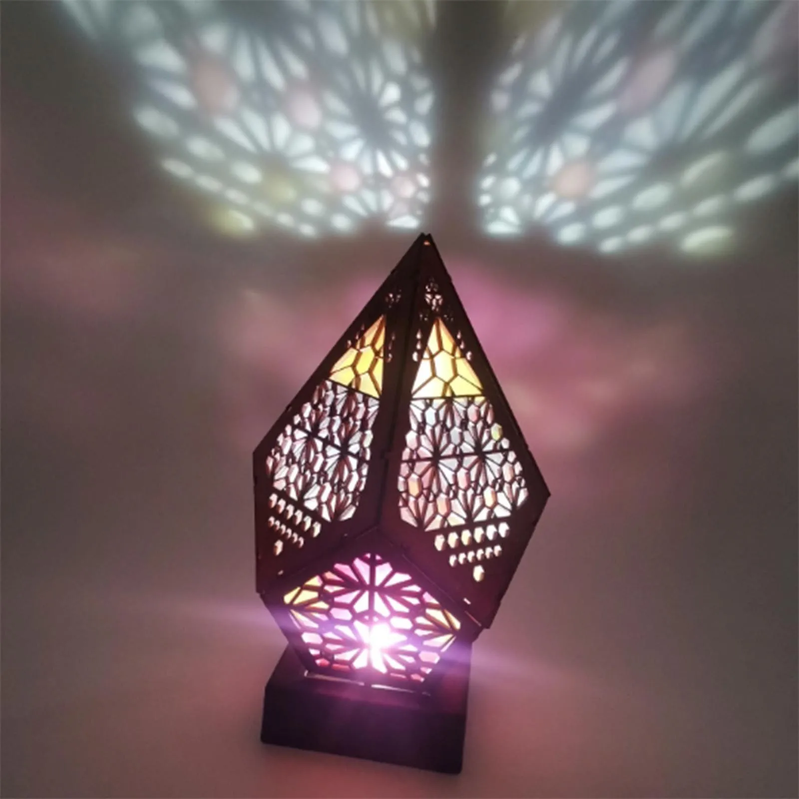 Bohemian Style Polar  Large Floor Lamp Led Colorful  Lights Projection Lamp Proj - £161.14 GBP
