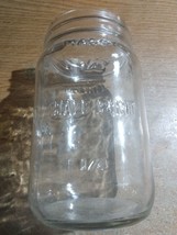 Vintage No Name Half-Pint 8 Oz Glass Mason Jar Drinking Glasses 1 Cup - £19.95 GBP