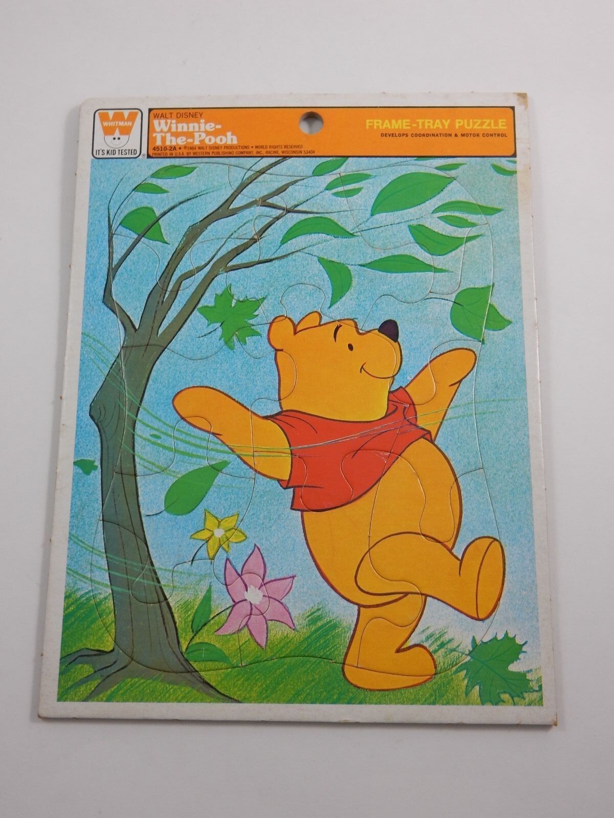 Primary image for Whitman 1964 Walt Disney Winnie the Pooh Frame Tray Puzzle #4510-2A
