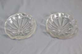 Lalique France  Pair of Clear crystal Vanity Dishes stamped ORIGINAL [67] - £105.60 GBP