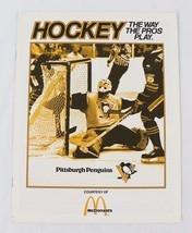 VINTAGE 1981 Pittsburgh Penguins Program McDonald&#39;s Civic Arena - £15.76 GBP