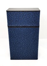 Fujima Blue Textured Design Push Open 100s Size Cigarette Case - £6.88 GBP