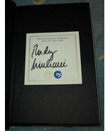 Leadership By Rudolph Giuliani Signed hardback book - €64,55 EUR