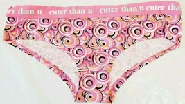 Rue 21 Women&#39;s Bikini Panties X-LARGE Cuter Than U Pink Swirl Print New - £8.20 GBP