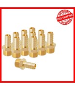 Professional 12-Pack 1/2&#39;&#39; Air Hose Barb Fittings - Leak-Proof Brass Con... - $642.60 MXN