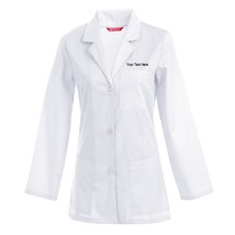 Women&#39;s Custom Personalized 29 Inch Consultation Lab Coat - Add Your Text - £21.57 GBP