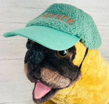 Top Paw Dog Baseball Hat Cap Wanderer Green Sherpa Elastic Strap Large XL - £19.91 GBP