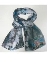 Avant-Garde Polyester Scarf with Cats (BN-SCF102) - $10.00