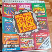 Activision’s Atari 2600 Action Pack For Windows IBM 3.5 HD Disks-15 games Sealed - £16.74 GBP