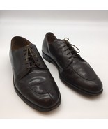 Cole Haan C03226 Mens Size 10 D Dark Brown Oxford Split Toe Dress Shoes - £16.52 GBP