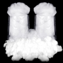 Christmas Fake Snow Decor Artificial Snow Fluffy Fiber Stuffing Snow Cov... - £20.44 GBP