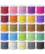 Faux Suede Leather Cord, 25 Rolls Flat For Jewelry Making, Leather Strip... - $36.99