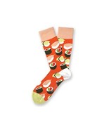 SUSHI Fun Novelty Socks Two Left Feet Sz Med/Large Dress SOX Casual Prin... - $16.28 CAD