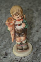 6" Hummel Goebel Porcelain Figurine "Little Scholar" No. 80, TMK-2,1950s - £58.77 GBP