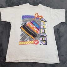Vintage 1990s Davey Allison Grey Nascar Racing Texaco Havoline T Shirt Size XL - £44.19 GBP
