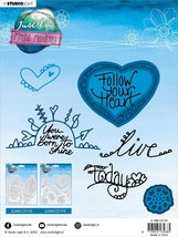 Studio Light Mindful Moodling Cutting Die Nr. 193, Follow Your Heart - £19.33 GBP