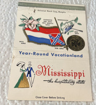 Mississippi The Hospitality State Year-round Vacationland Matchbook Cover - $5.20