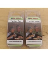 TV Ears Replacement Ear Tips 10 Total Comply Foam Snap Tips LOT of 10 Pa... - £13.15 GBP