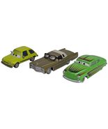 Disney Cars Lot Edwin Kranks, Acer &amp; Mel Dorado Die-Cast Cars Mattel Sca... - $21.56