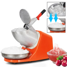 300W Electric Ice Crusher Machine Shaver Shaved Snow Cone Maker 143Lbs O... - £65.34 GBP