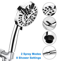 10-Mode High-Pressure Spray Booster Handheld Shower Head Antimicrobial S... - £23.58 GBP