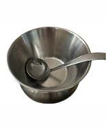 Leonard Stainless steel 18 - 8 Gravy Bowl Sauce w/Underplate w/ spoon - €18,82 EUR