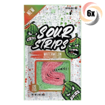 6x Bags Sour Strips New Watermelon Flavored Candy | 3.4oz | Fast Shipping - £25.11 GBP