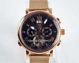 Karatbars Automatic Men&#39;s Wrist Watch 42mm Rose Gold Tone New in plastic - $98.99