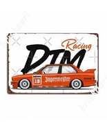 BMW E30 Jagermeister DTM car racing metal wall poster decor Tin Sign man... - $39.33 CAD+