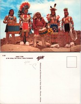 USA New Mexico Gallup Native American Ceremonials Dance Team Vintage Postcard - £7.39 GBP