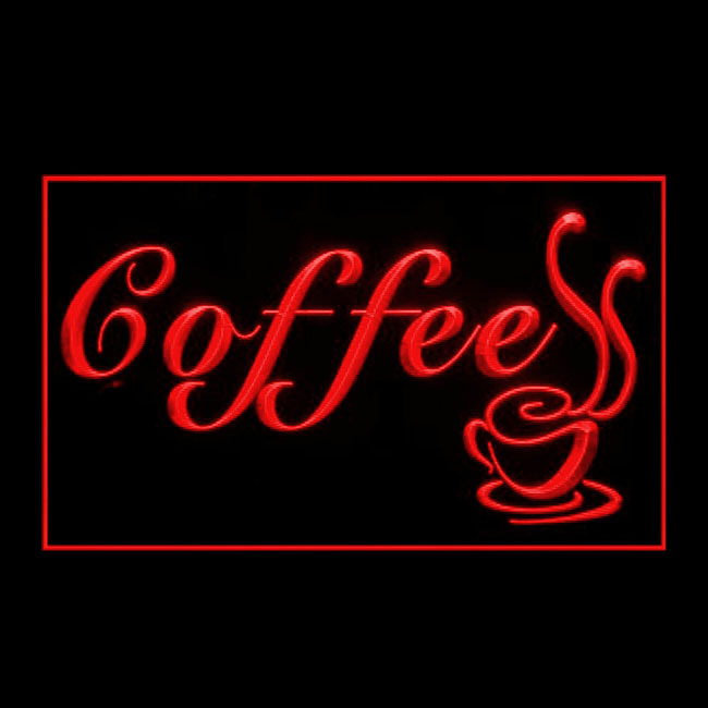 110280B Coffee Americano Cappuccino Espresso Caramel Latte Mocha LED Lig... - $21.99