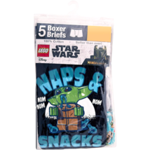 Lego Star Wars Mandalorian Boys 5 Pack Boxer Briefs Size 6 100% Cotton NEW - $18.80