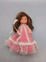 Scarlett Gem Rose Rosebud Vintage 1976 Mattel Doll Magenta Gown Lace Overlay (28 - $7.84