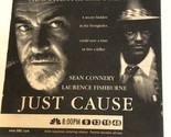 Just Cause Tv Guide Print Ad Sean Connery Laurence Fishburne Tpa16 - £4.66 GBP