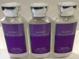 3x Bath And Body Works Secret Wonderland Shea Butter Body Lotion 8 FL OZ - £24.32 GBP
