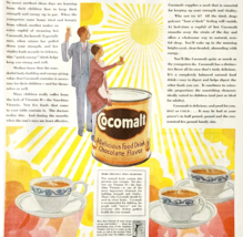 1930 R.B. Davis Cocomalt Advertisement Chocolate Food Drink Vintage DWJJ19 - $29.99