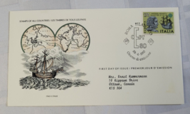 1980 ITALY FIRST DAY OF ISSUE STAMPED AND DATED ENVELOPE POST OFFICE ITALIA - $12.99